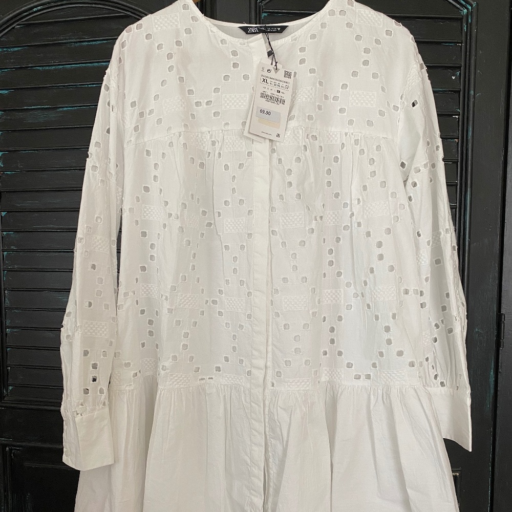 ZARA tunic mini-dress NWT